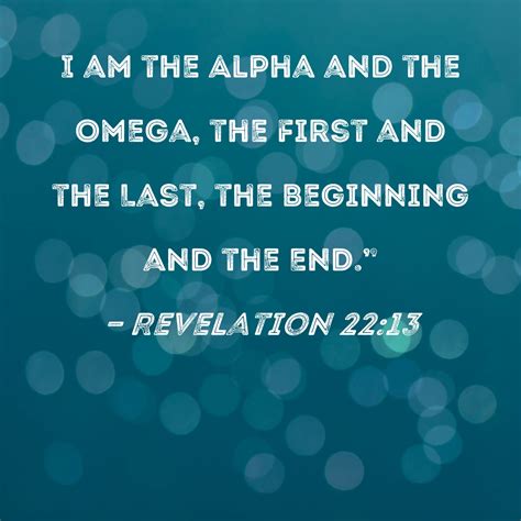 alpha and omega the beginning end.